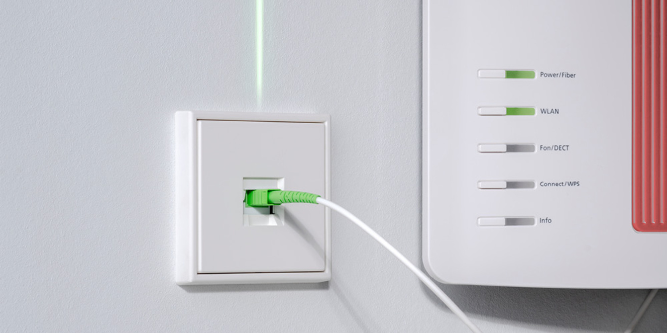 Die neuen Glasfaser-Anschlussdosen bei Elektrotechnik Schlicker in Neustadt an der Aisch